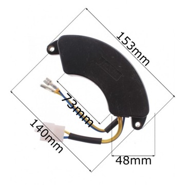 МОДУЛЬ AVR-РЕГУЛЯТОР НАПРЯЖЕНИЯ ГЕНЕРАТОРА HONDA GX 168F 177F 250В 470мкФ 4-6.5кВт