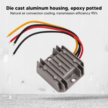 ПРЕОБРАЗОВАТЕЛЬ-РЕГУЛЯТОР 24 В-12 В 18-36 В постоянного тока 12 В постоянного тока 10 А 120 Вт