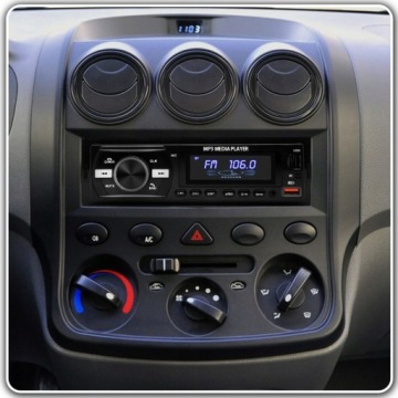 Radio samochodowe 1DIN z Bluetooth USB SD AUX MP3 mikrofonem und pilotem | thumb 3