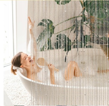 Бусина Дверь Занавес Комната Разделитель Занавес 1x2m Украшение Дома