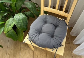 Подушка на стул табурет 35см GRAPHITE WHEEL