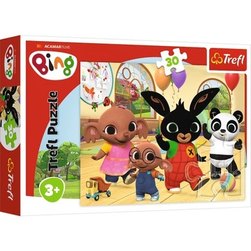 Puzzle Trefl Bing 30 el. - Z Bingiem jest wesoło 18304
