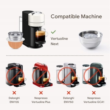 икафилы для многоразового кофе Nespresso Vertuo Next