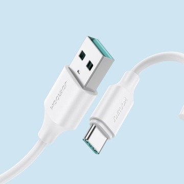 КОРОТКИЙ БЫСТРЫЙ КАБЕЛЬ USB/USB-C 3A МОЩНЫЙ JOYROOM
