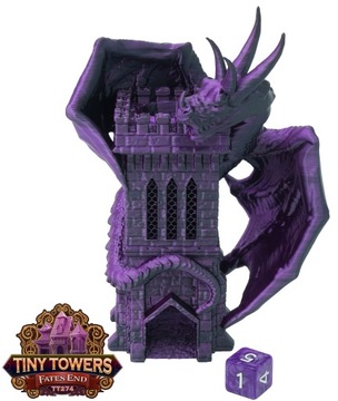 Выход Дракона на башне - маленькая башня для игры в кости - Башня для игры в кости виверны Fates End