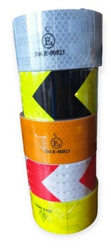 СВЕТООТРАЖАЮЩАЯ САМОКЛЕЯЩАЯСЯ ПРЕДУПРЕЖДАЮЩАЯ ЛЕНТА 5 м белая контурная нашивка