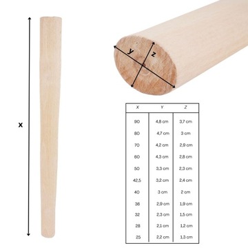 РУЧКА МОЛОТКА РУЧКА СТИЛЬ РУЧКИ 50 СМ