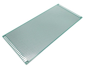 Płytka uniwersalna PCB 10x22cm dwustronna metalizo