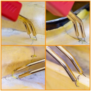 МАШИНА ДЛЯ СВАРКИ ПЛАСТИКА СТЕПЛОСВАРКА ПАЯЛЬНИК + 200 СКРЕПЕРОВ + КЛИПЕРЫ