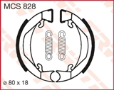 TRW LUCAS SZCZĘKI HAMULCOWE (80X18MM) (H322) KTM SX 50 MINI 00-07, SX 50 PR