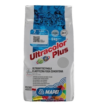 Fuga Mapei Ultracolor Plus110 5 kg MANHATTAN Szary