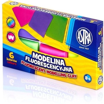Modelina fluorescencyjna 6 kolorów 83911902 ASTRA