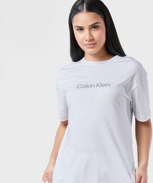 Calvin Klein Performance BOYFRIEND T-SHIRT RELAXED biały z logo r. M