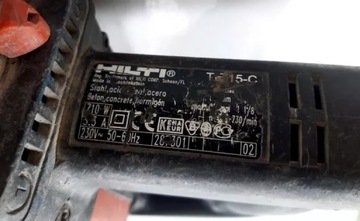 MŁOTOWIERTARKA HILTI TE 15-C #OPIS
