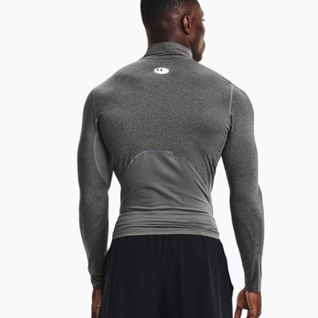 Longsleeve treningowy męski Under Armour Ua Hg Armour Comp Mock szary XL