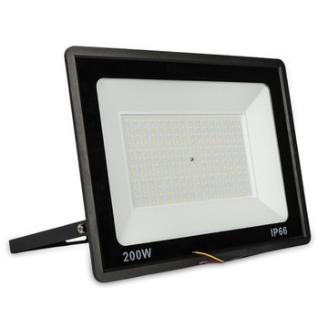 ГАЛОГЕННЫЙ РЕФЛЕКТОР СВЕТОДИОДНЫЙ НАРУЖНЫЙ ПРОЖЕКТОР ТОНКАЯ ЛАМПА IP66 200ВТ 6000К