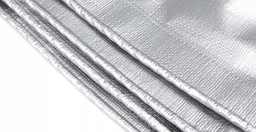 Брезент 4х6 серебристый и черный 260 г/м2 суперпрочный