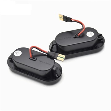 Светодиодные поворотники Golf 4 Passat Leon Ibiza Skoda Focus, динамические, дымчатые