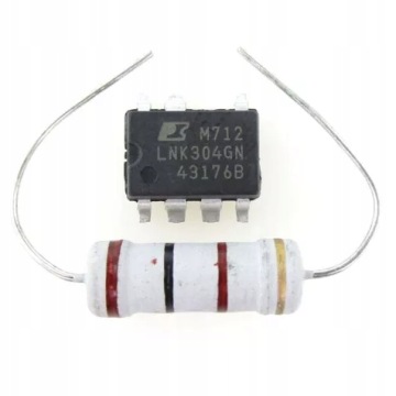 Интегральная схема LNK304GN + СОПРОТИВЛЕНИЕ 100R 3Вт