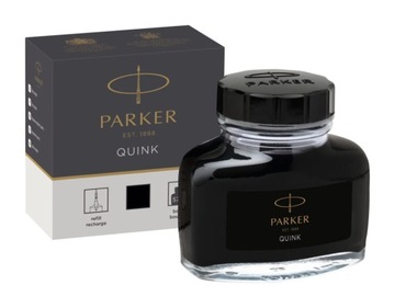Atrament do pióra wiecznego Parker Quink 57 ml szybkoschnący czarny butelka