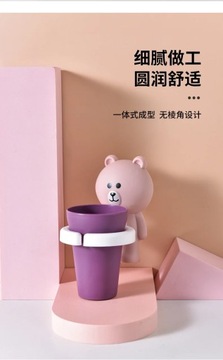 Детская чашка для чистки зубов, настенное крепление, безопасная для пасты, нетоксичная чашка для мытья, прочная