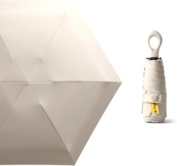 Маленький дождь зонтик солнцезащитный крем UPF50 Складывается мини -фильтр