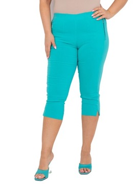RYBACZKI PLUS SIZE spodnie damskie z rocięciami