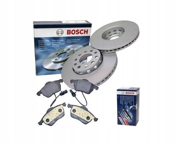 BOSCH TARCZE KLOCKI PRZÓD DO PASSAT B6 B7 GOLF 312