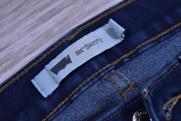 LEVIS 524 Skinny Spodnie Jeansy Damskie W28 L32