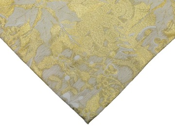 Кремовый экру Экри Золотой Рождество репетитор на столе 90x90