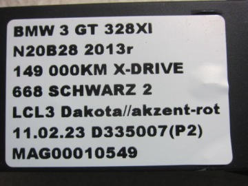 BMW F34 GT F30 F10 МОДУЛЬ КОНТРОЛЛЕРА СИДЕНЬЯ 9216468