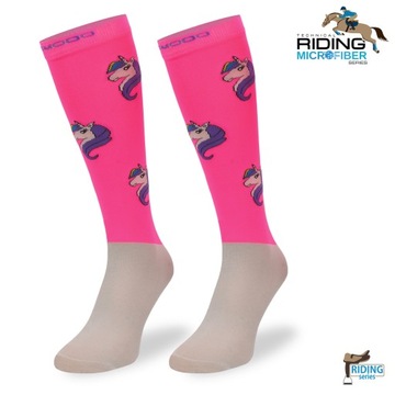 Носки для верховой езды SPJMW с единорогами, микрофибра