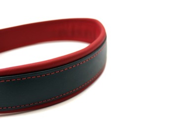 ЧЕРНО-КРАСНЫЙ ремешок для баса аккордеона 4,5см СТАНДАРТ 58см