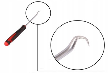 НАБОР КРЮЧКОВ ДЛЯ УПЛОТНЕНИЙ И УПЛОТНИТЕЛЬНЫХ КОЛЬЦЕВ, 4 ЭЛЕМЕНТА