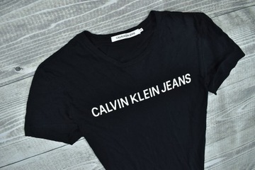 CALVIN KLEIN JEANS Logowana Koszulka Męska / M