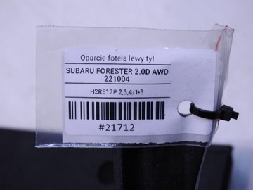 PODPORA POHOVKA LEVÝ ZADNÍ SUBARU FORESTER III