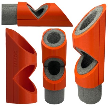 NARZĘDZIE SZABLON DO DOCINANIA RUR IZOLACJI OTULINY DOKŁADNE CIĘCIE 18/6