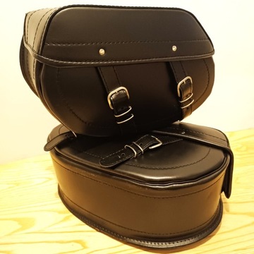 БОЛЬШИЕ БОКОВЫЕ САНИНИЦЫ ИЗ КОРОВЬЕЙ КОЖИ HARLEY DAVIDSON DYNA SOFTAIL TOURING QUALITY