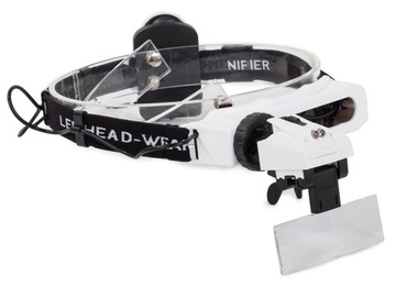 ЛУПА НА ГОЛОВЕ, ЛУПА С ТОЧНЫМ СВЕТОДИОДНЫМ СВЕТОМ, УВЕЛИЧИТЕЛЬНЫЕ ЛИНЗЫ 28x