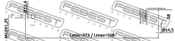 12650756R FEBEST TLUMIČ ZADNÍ HYUNDAI AZER 1