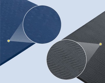 ДВУХЦВЕТНЫЙ КОВРИК ДЛЯ ЙОГИ, ПРОТИВОСКОЛЬЗЯЩИЙ, ПРОЧНЫЙ КОВРИК ДЛЯ ТРЕНИРОВОК TPE