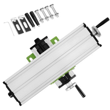 Stół pracy z trzema rowkami T i regulowanymi komponentami