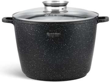 WYSOKI GARNEK KOCIOŁEK MARMURKOWY 10L EDENBERG PREMIUM 28CM