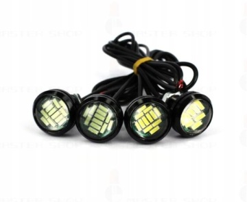 ДНЕВНЫЕ ХОДОВЫЕ ОГНИ LEDS DRL 12 LED КРУГЛЫЕ 2 ШТ.