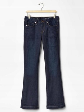 GAP 1969 Jeansowe SZWEDY KULOTY denim szerokie granatowe dżinsy 25