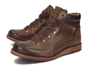 БОТИНКИ ЗИМНИЕ МУЖСКИЕ УТЕПЛЕННЫЕ 811 КОРИЧНЕВЫЕ 43