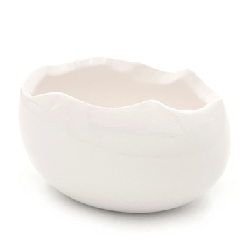 Пасхальное яйцо, белое, цветочный горшок, скорлупа