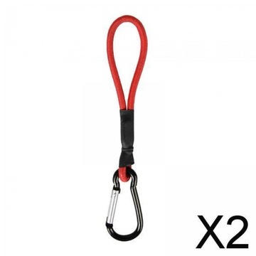 Zestaw linek do bungee na świeżym powietrzu, czerwony, 2 szt. 2 szt