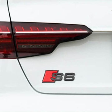 Наклейка-эмблема Audi с логотипом S6-9x3,2 см