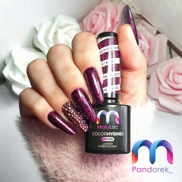 Zestaw do hybryd 10x lakier MaluLac Lampa UV 120W